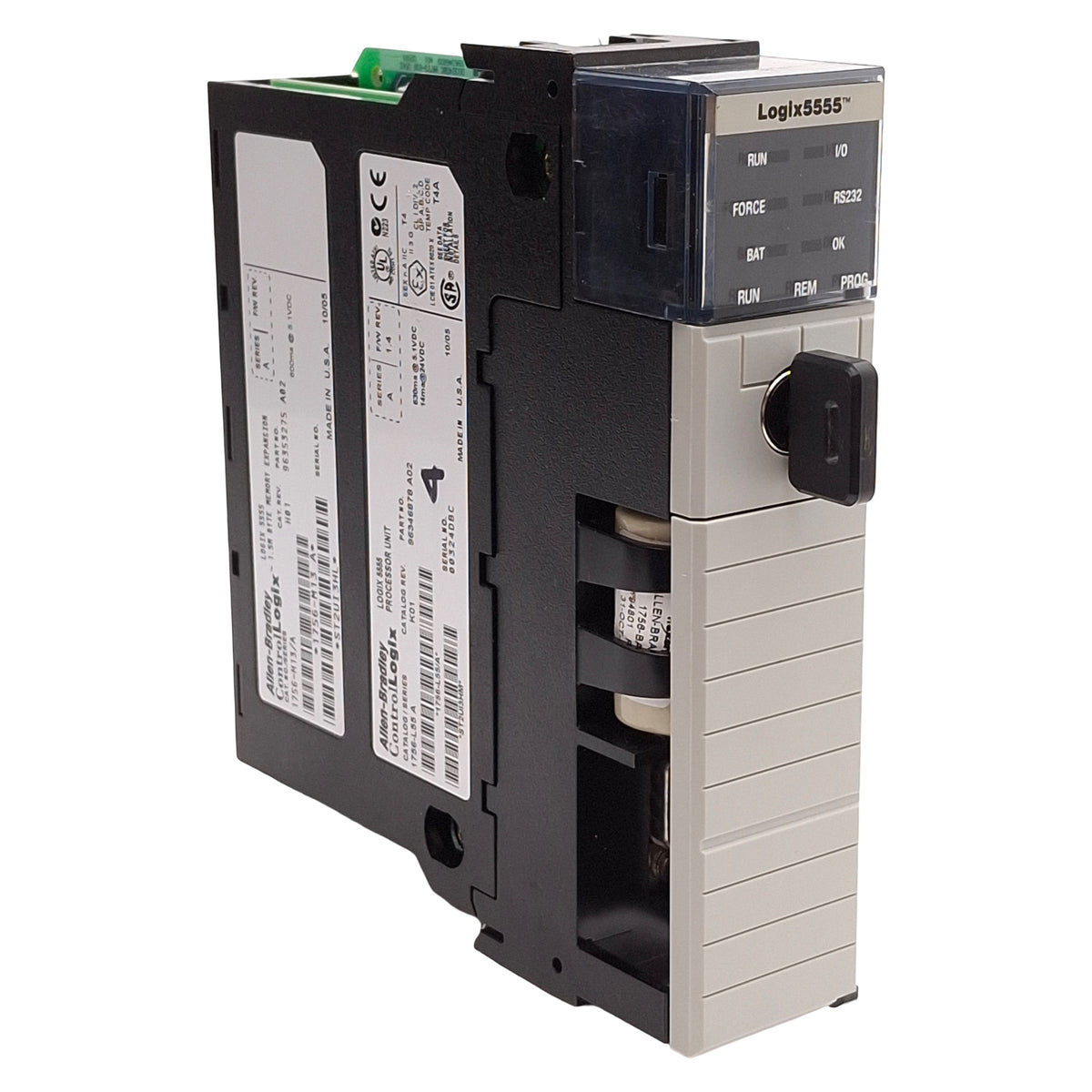 Used Allen Bradley 1756-L55/A + 1756-M13/A Logix 5555 Processor + Memory Expansion