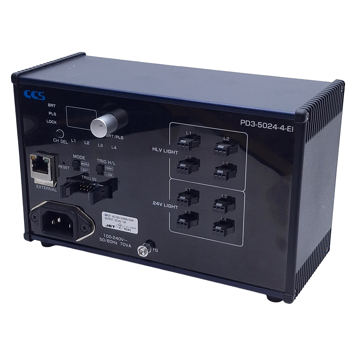 Used CCS PD3-5024-4-EI Digital Control Unit 4-Channel, 100-240VAC In, 24VDC Out