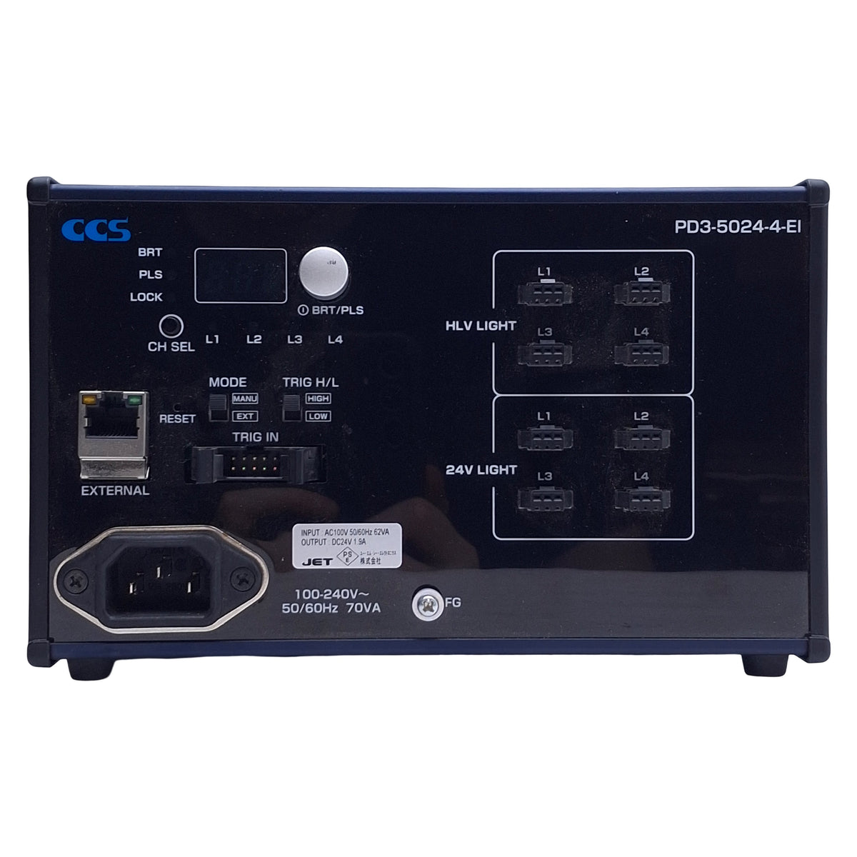 Used CCS PD3-5024-4-EI Digital Control Unit 4-Channel, 100-240VAC In, 24VDC Out