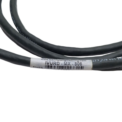 Used Banner Engineering IVURD-MX-806 Double End Cordset, M12 8-P Male to Molex, 6ft