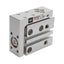 Used SMC MXH6-5 Compact Slide Table, 6mm Bore x 5mm Stroke, 0.7MPa, M5x0.8 Ports