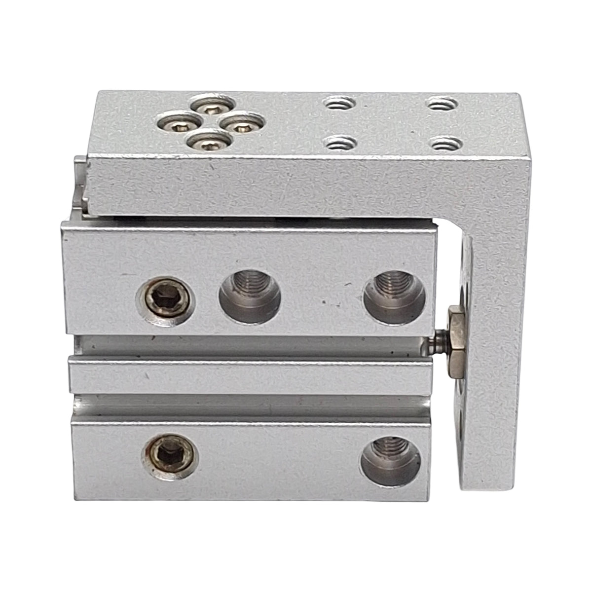 Used SMC MXH6-5 Compact Slide Table, 6mm Bore x 5mm Stroke, 0.7MPa, M5x0.8 Ports