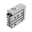 Used SMC MXH6-5 Compact Slide Table, 6mm Bore x 5mm Stroke, 0.7MPa, M5x0.8 Ports