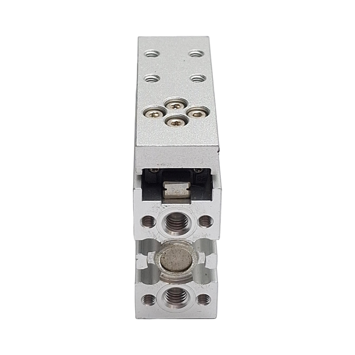 Used SMC MXH6-5 Compact Slide Table, 6mm Bore x 5mm Stroke, 0.7MPa, M5x0.8 Ports