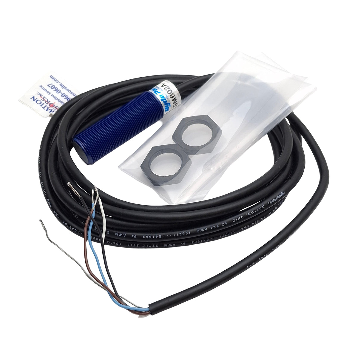 New – Open box Automation Sensors SM602A-3500-12-10 Proximity Sensor, 10in Max Range, 12-24VDC