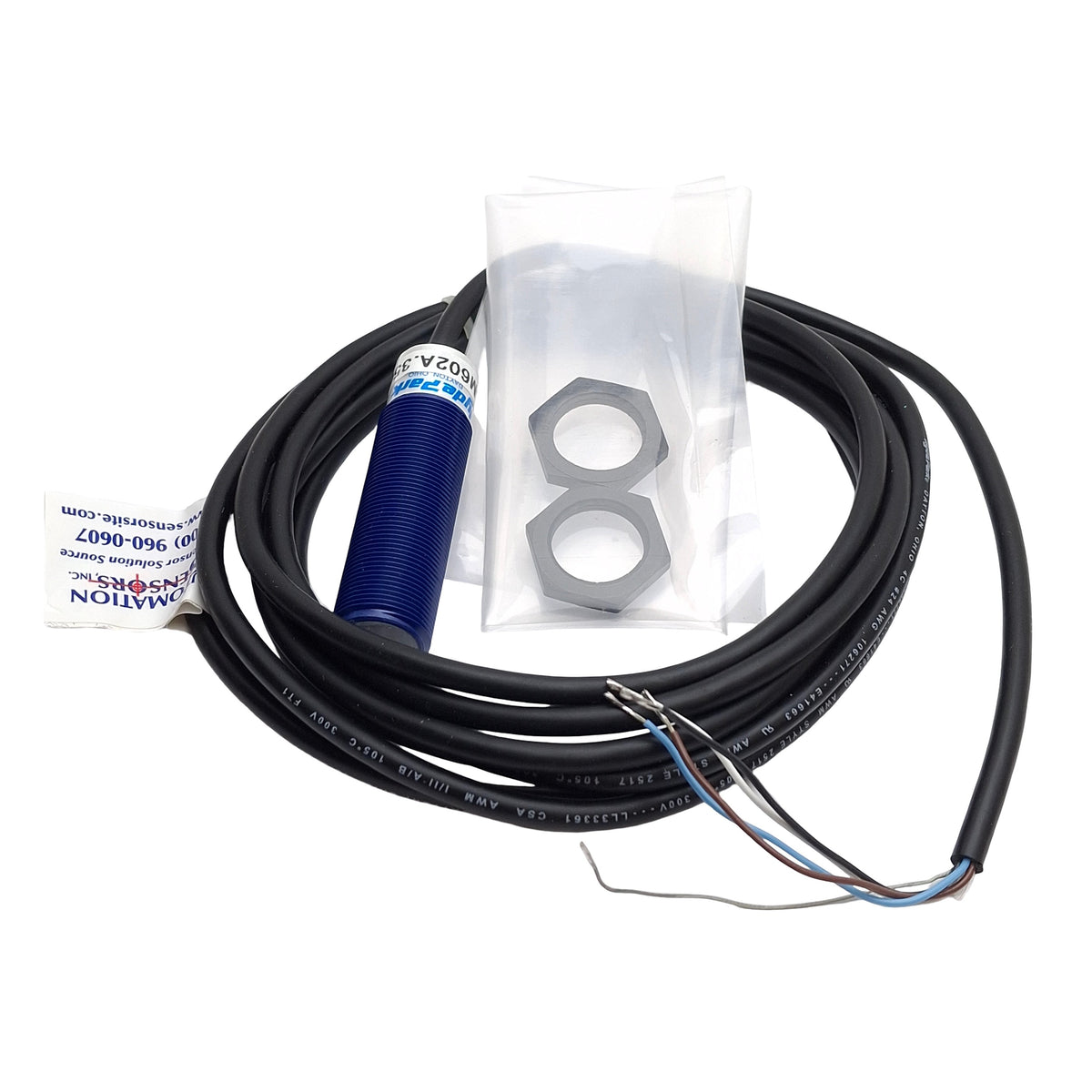 New – Open box Automation Sensors SM602A-3500-12-10 Proximity Sensor, 10in Max Range, 12-24VDC