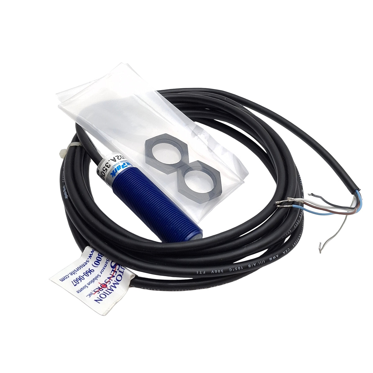 New – Open box Automation Sensors SM602A-3500-12-10 Proximity Sensor, 10in Max Range, 12-24VDC