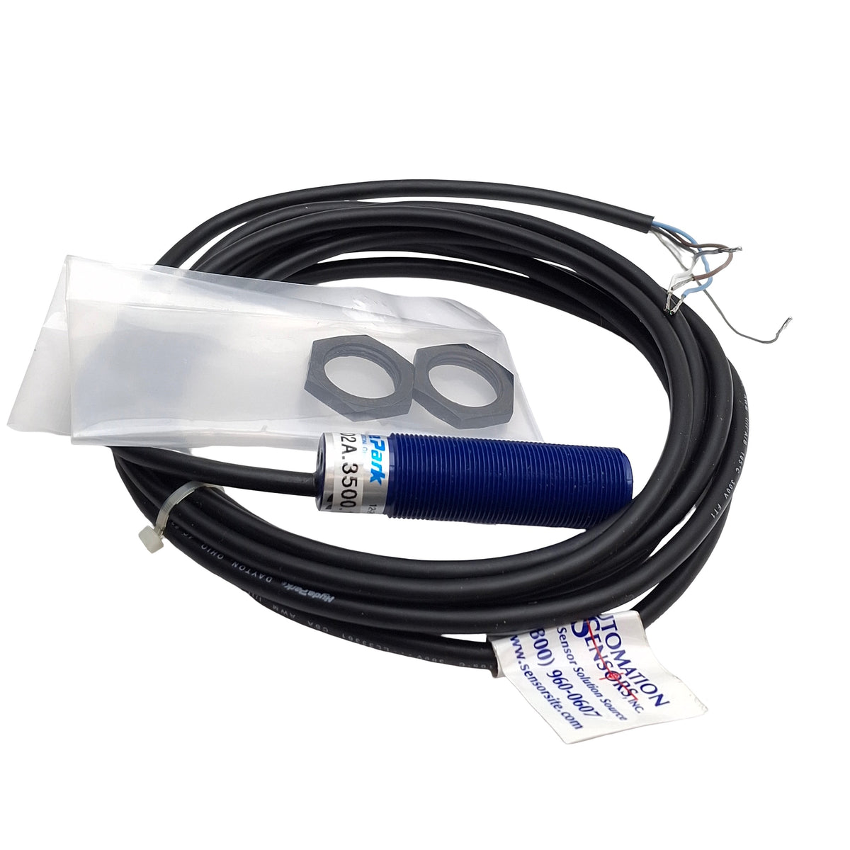 New – Open box Automation Sensors SM602A-3500-12-10 Proximity Sensor, 10in Max Range, 12-24VDC