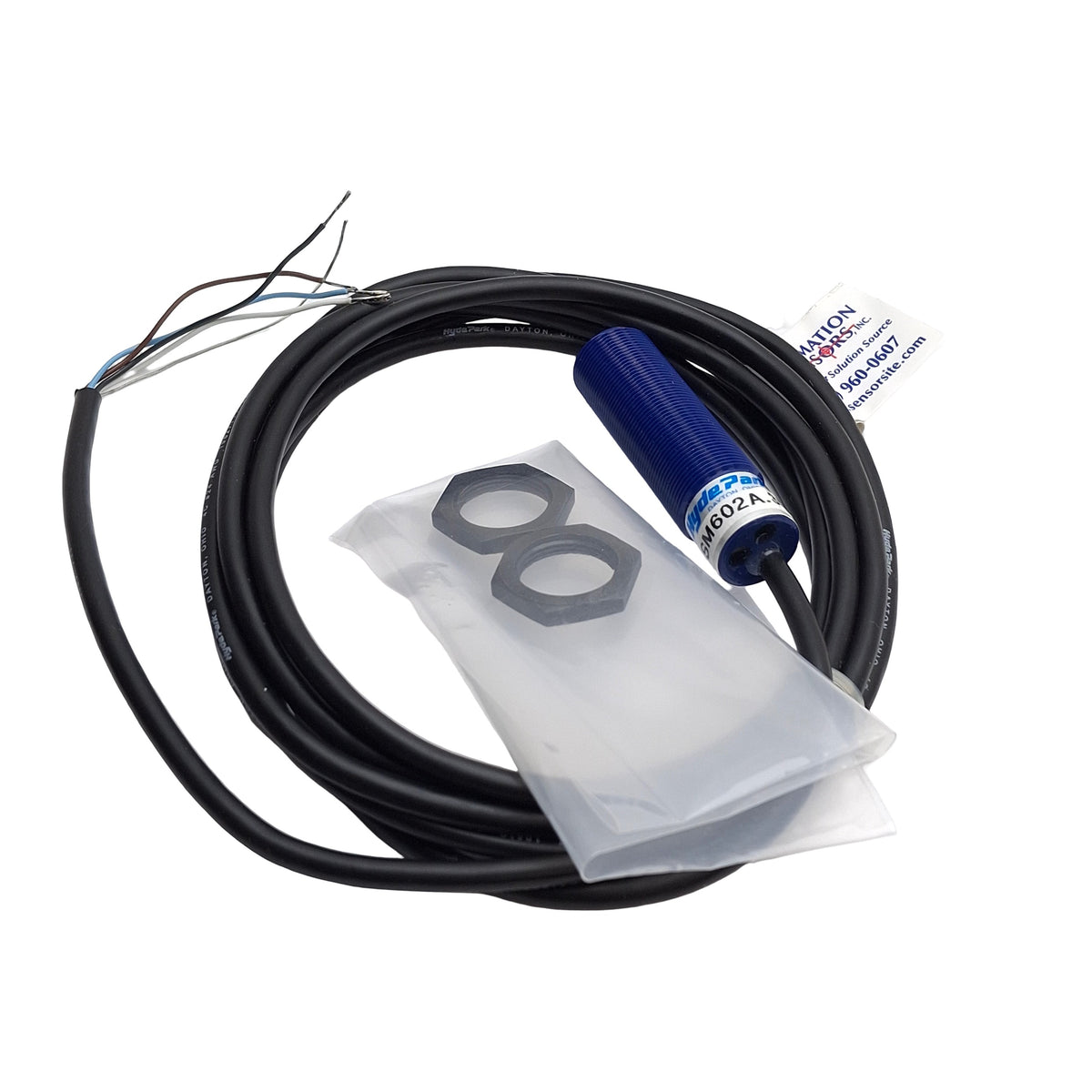 New – Open box Automation Sensors SM602A-3500-12-10 Proximity Sensor, 10in Max Range, 12-24VDC
