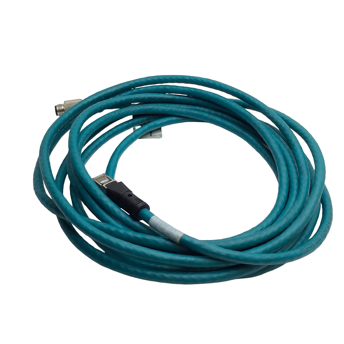 Used Molex 849090193 Ethernet & Interface Communication Cable, RJ45 to M12 8-Pin Male