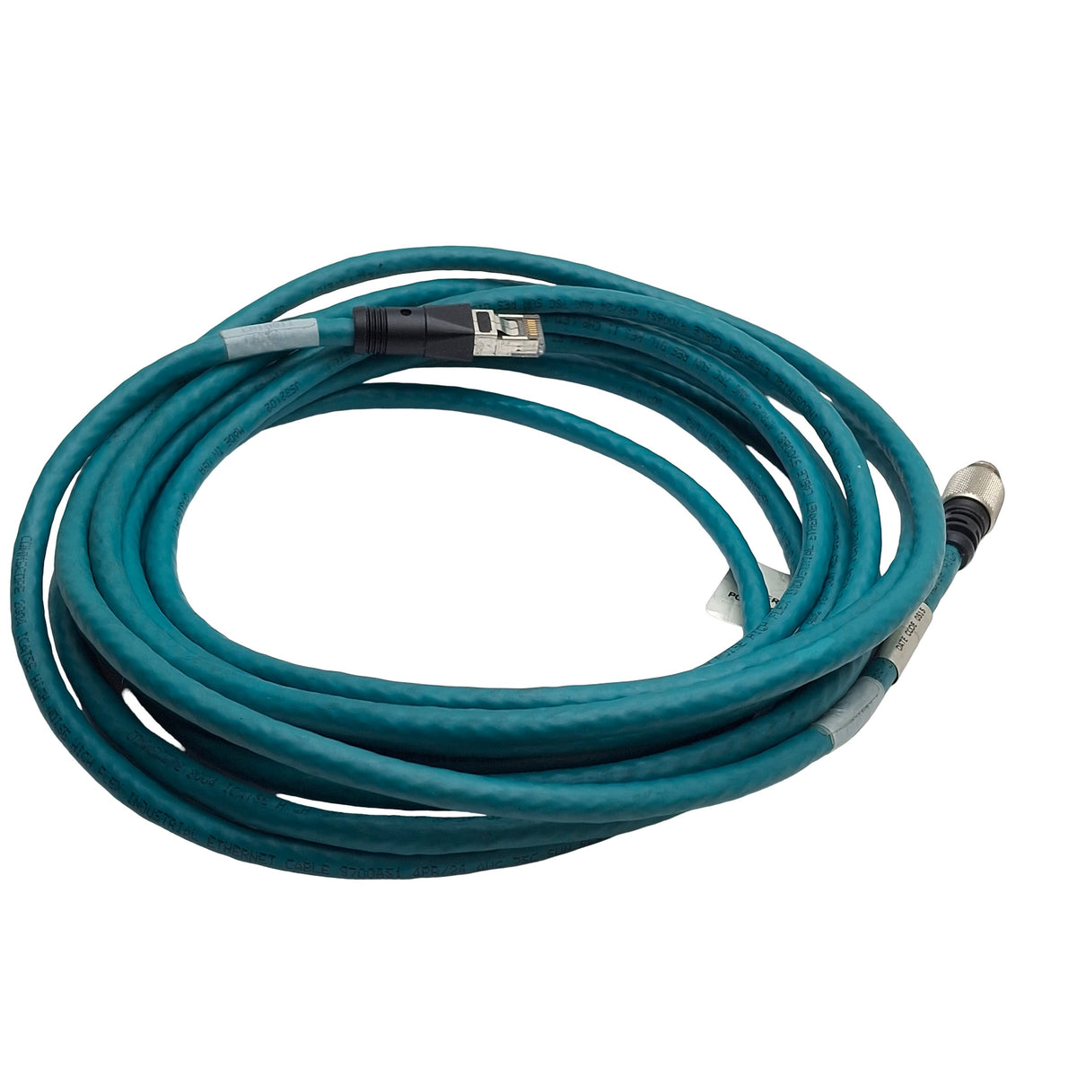 Used Molex 849090193 Ethernet & Interface Communication Cable, RJ45 to M12 8-Pin Male