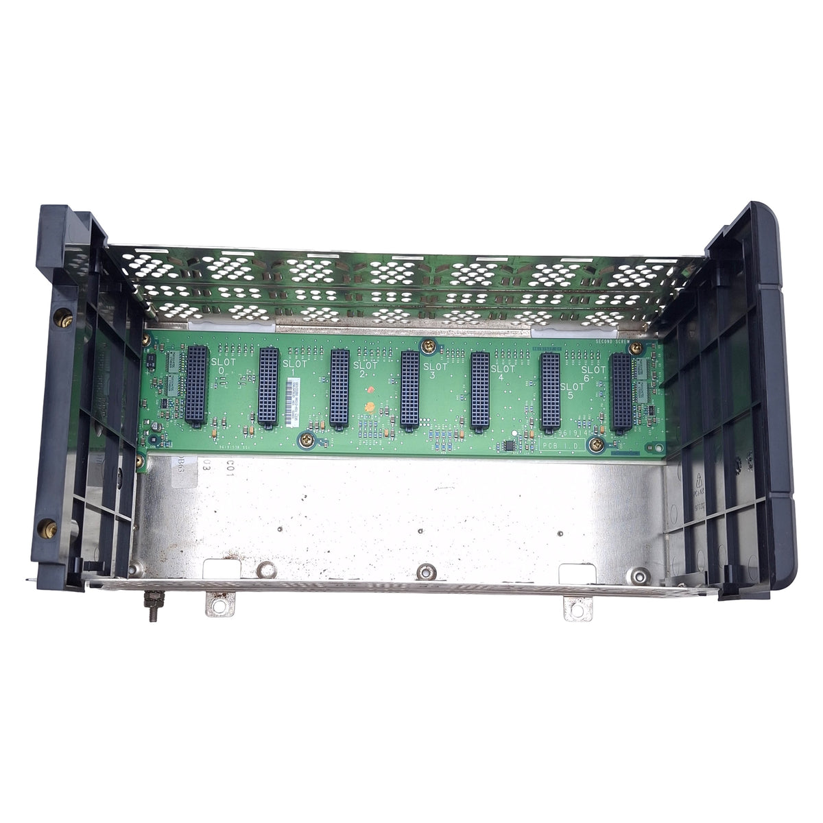Used Allen Bradley 1756-A7 ControlLogix 7-Slot PLC Chassis Rack Back Plane Sub Panel