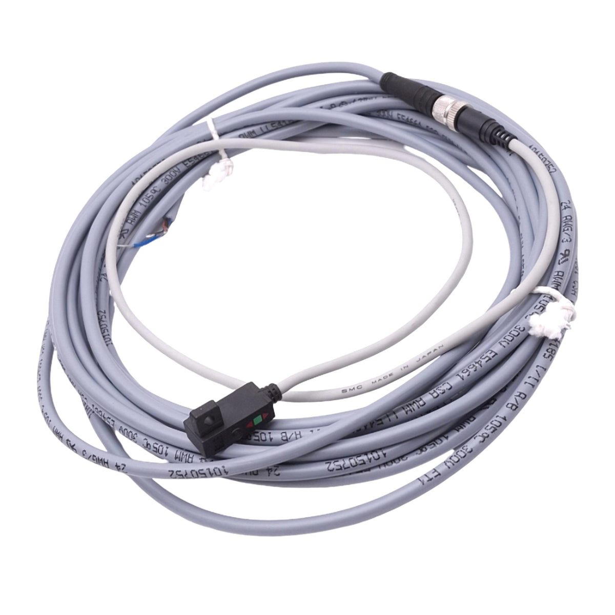 Used SMC D-F7PW Solid State Auto Switch, PNP Out, 5-24VDC, 80mA Max, 6m Cable