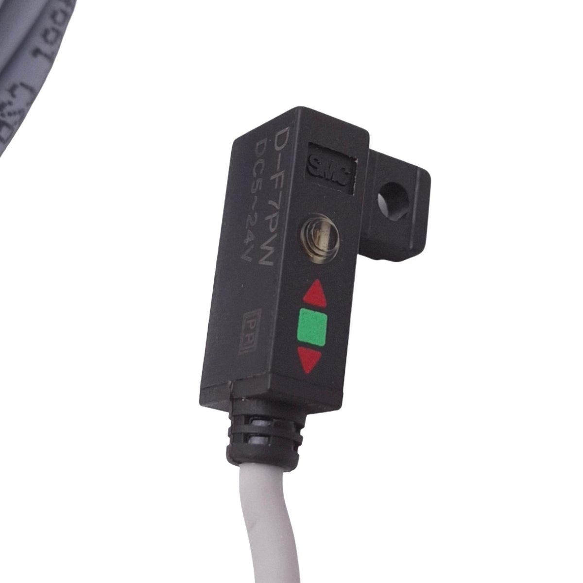 Used SMC D-F7PW Solid State Auto Switch, PNP Out, 5-24VDC, 80mA Max, 6m Cable