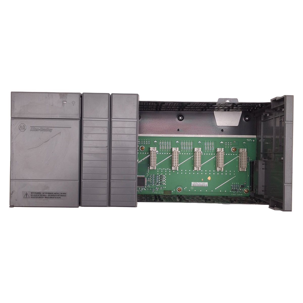 Used Allen Bradley 1746-A7 SLC 500 7-Slot PLC Chassis Rack w/1746-P2 Power Supply