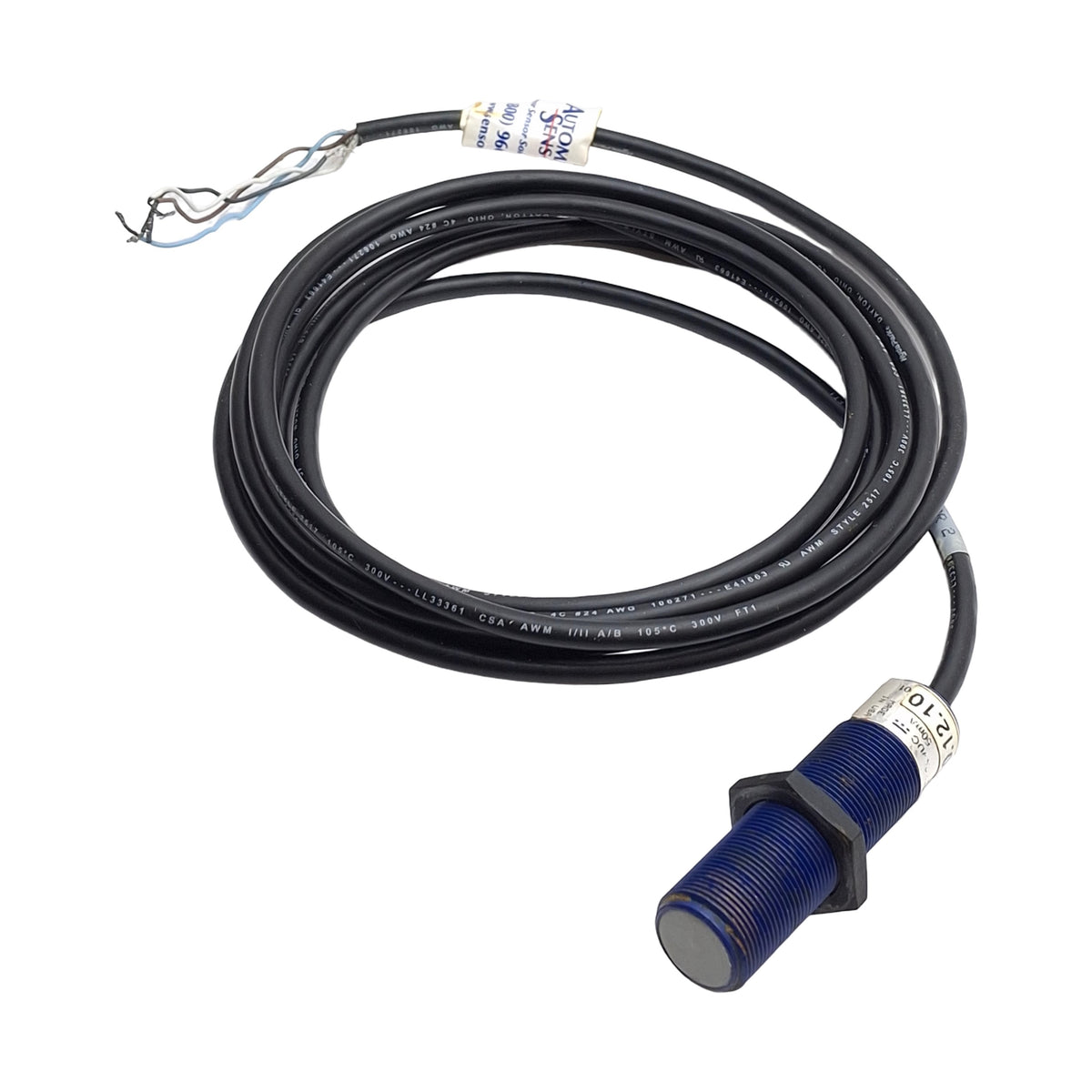 Used Automation Sensors SM602A-3500-12-10 Proximity Sensor, 10in Max Range, 12-24VDC