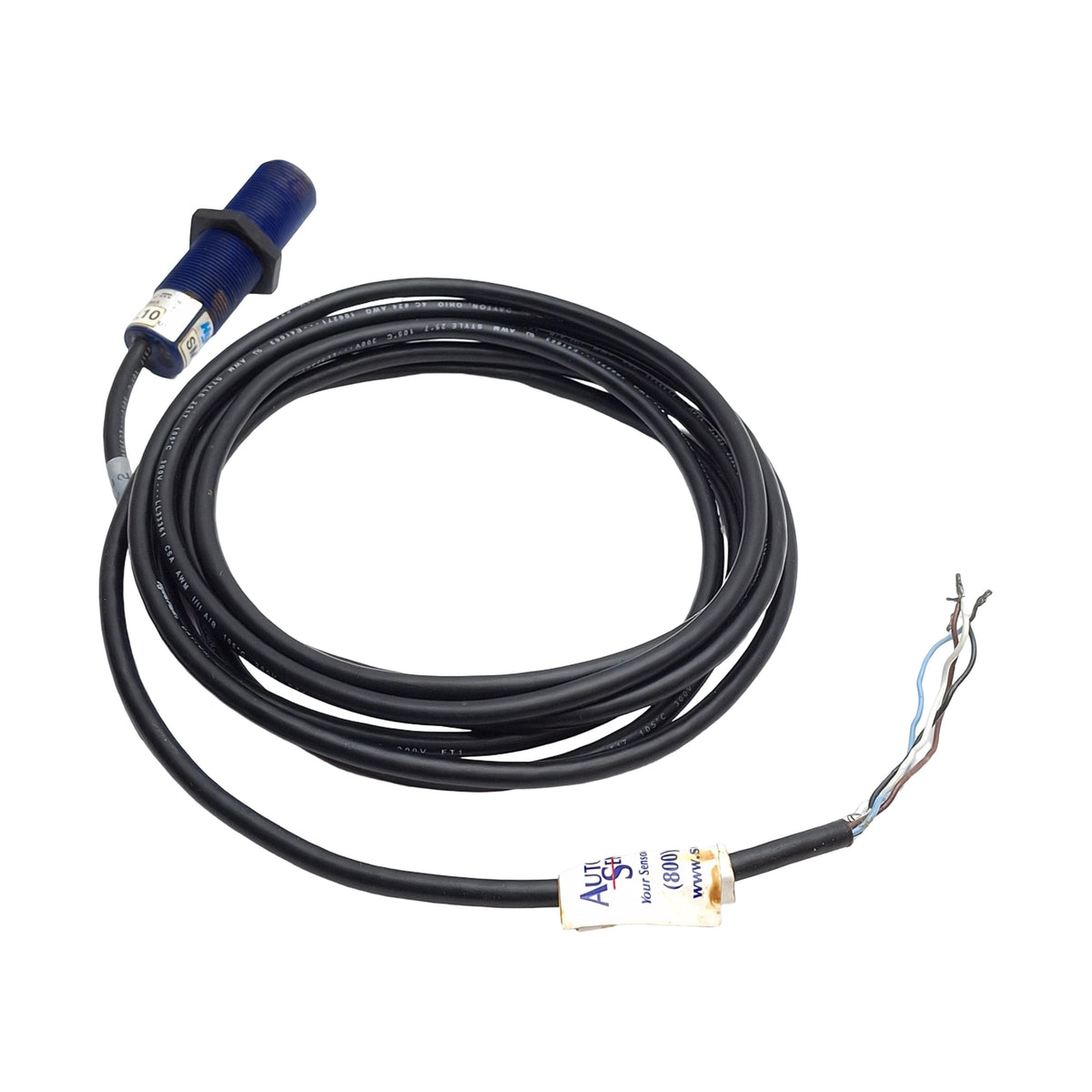 Used Automation Sensors SM602A-3500-12-10 Proximity Sensor, 10in Max Range, 12-24VDC