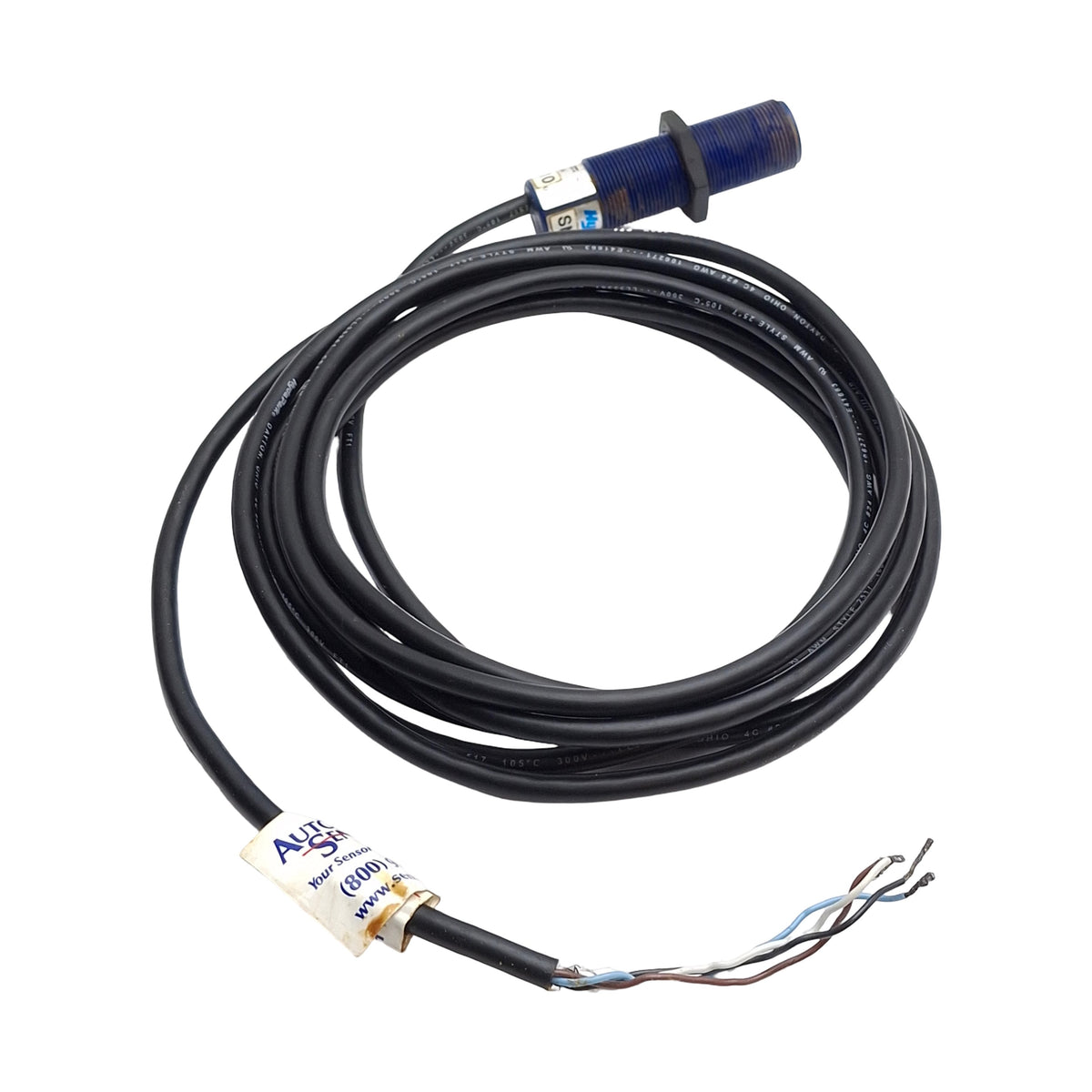 Used Automation Sensors SM602A-3500-12-10 Proximity Sensor, 10in Max Range, 12-24VDC