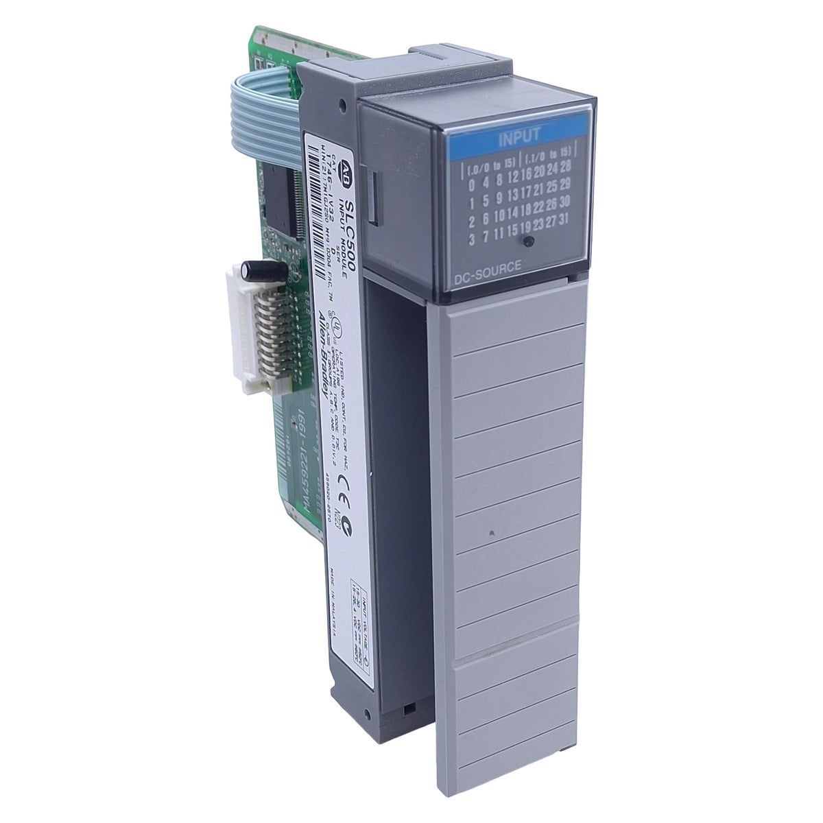 Used Allen Bradley 1746-IV32 Series D SLC 500 DC Source Input Module, 32-Input, 24VDC