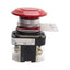 Used Allen Bradley 800T-FX-A5 & 800T-XD4 E-Stop Push Button 2-N.C. Contact 600V
