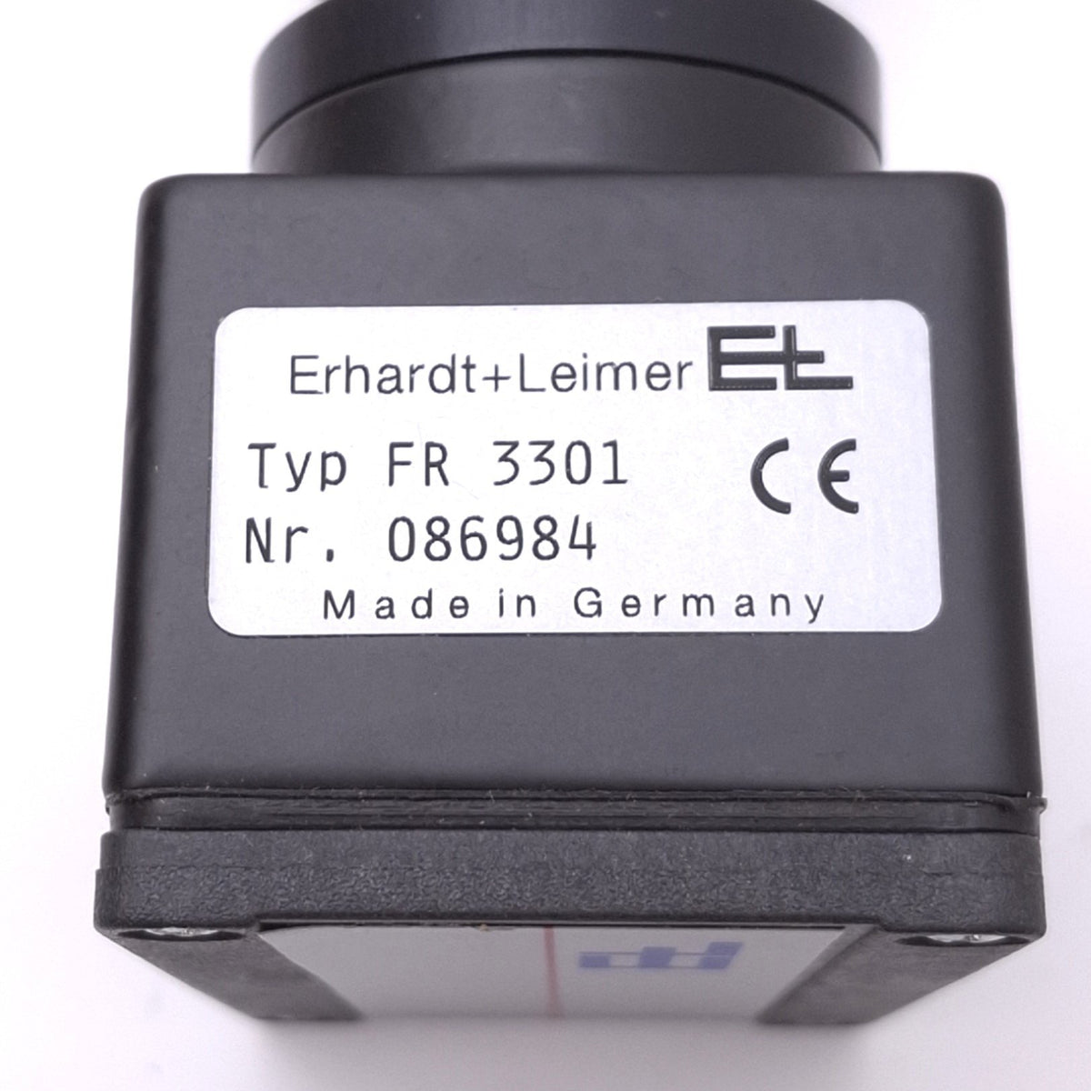Used Erhardt and Leimer FR3301 Infrared Edge Sensor, 12VDC 20mA, 6mm Range, 7-Pin