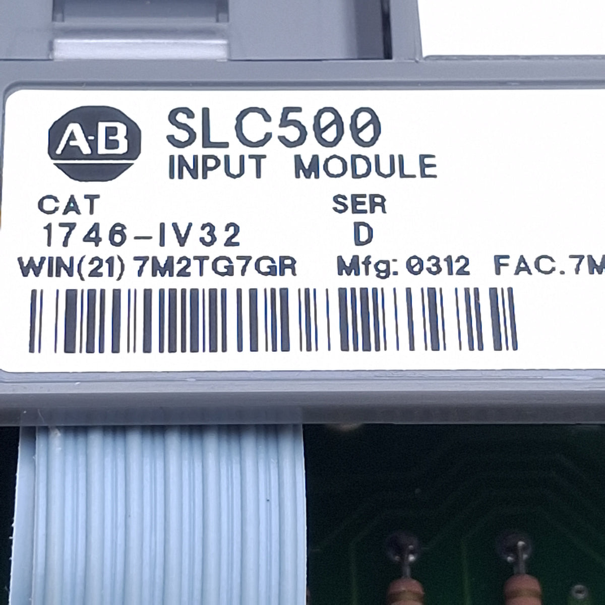 Used Allen Bradley 1746-IV32 Series D SLC 500 DC Source Input Module *Missing Cover*