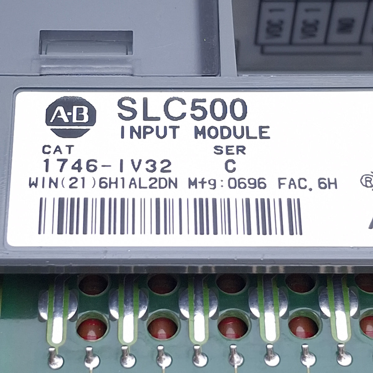 Used Allen Bradley 1746-IV32 Series C SLC 500 DC Source Input Module, 32-Input, 24VDC