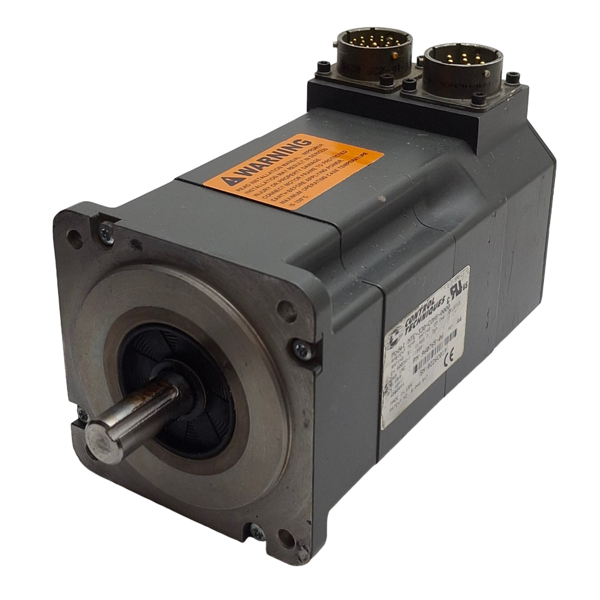 Used Control Techniques NTE-330-CONS-0000 Servo Motor, 3in Frame, 230VAC, 31.5 lb-in