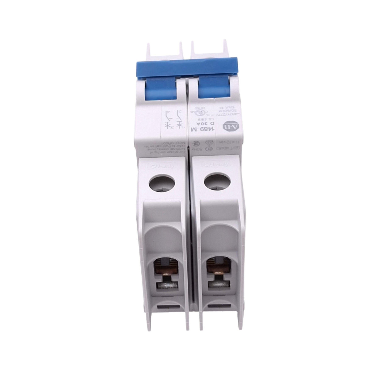 New Allen Bradley 1489-M2D300 Circuit Breaker, 2-Pole 30A, 480Y/277VAC, D-Curve