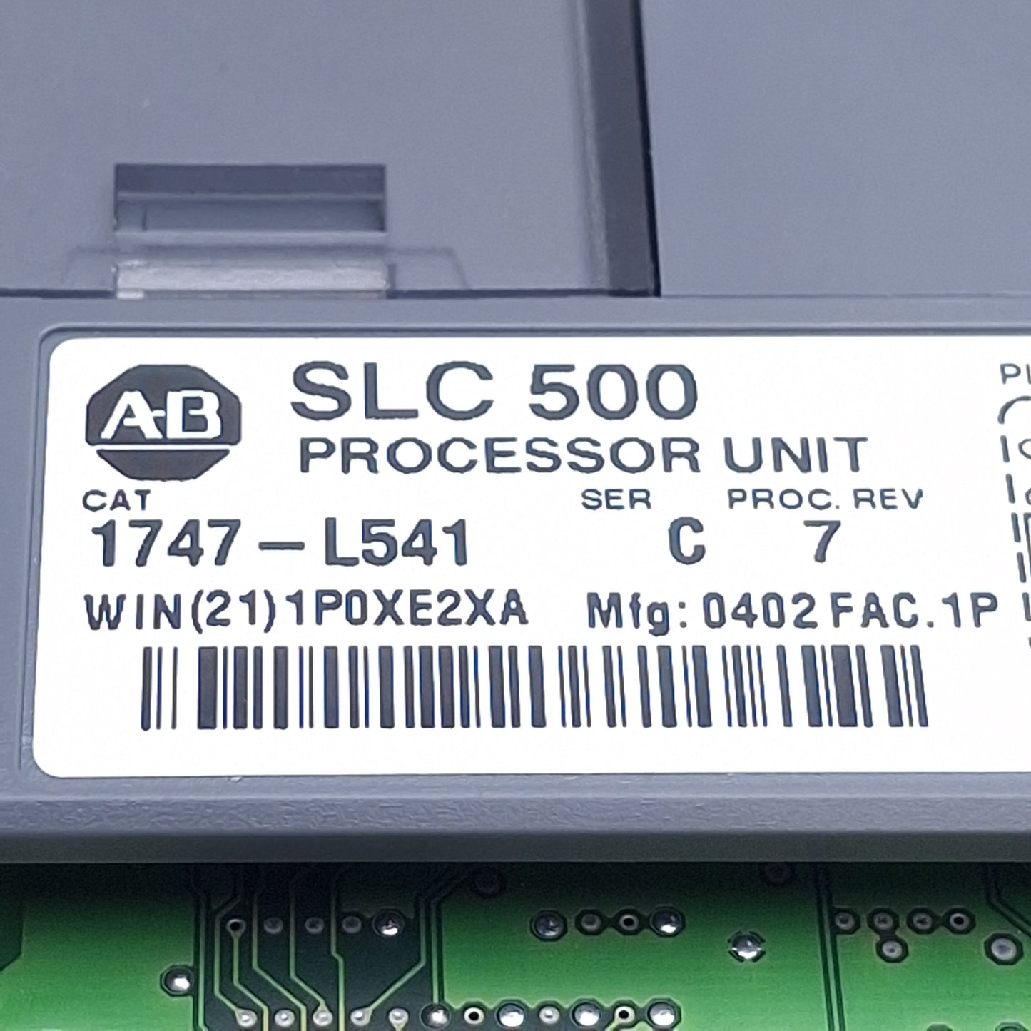 Used Allen Bradley 1747-L541 Ser C Rev 7 SLC 500 5/04 PLC CPU/Processor, RS-232