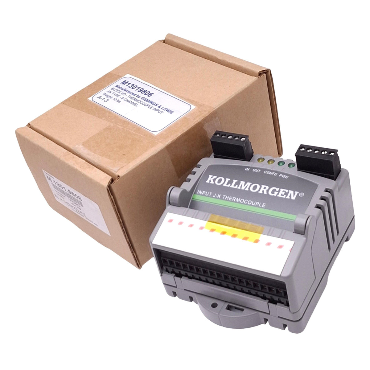 New Kollmorgen M.1301.9806 Input J-K Thermocouple Module, +-100mV 14-bit, 24VDC In