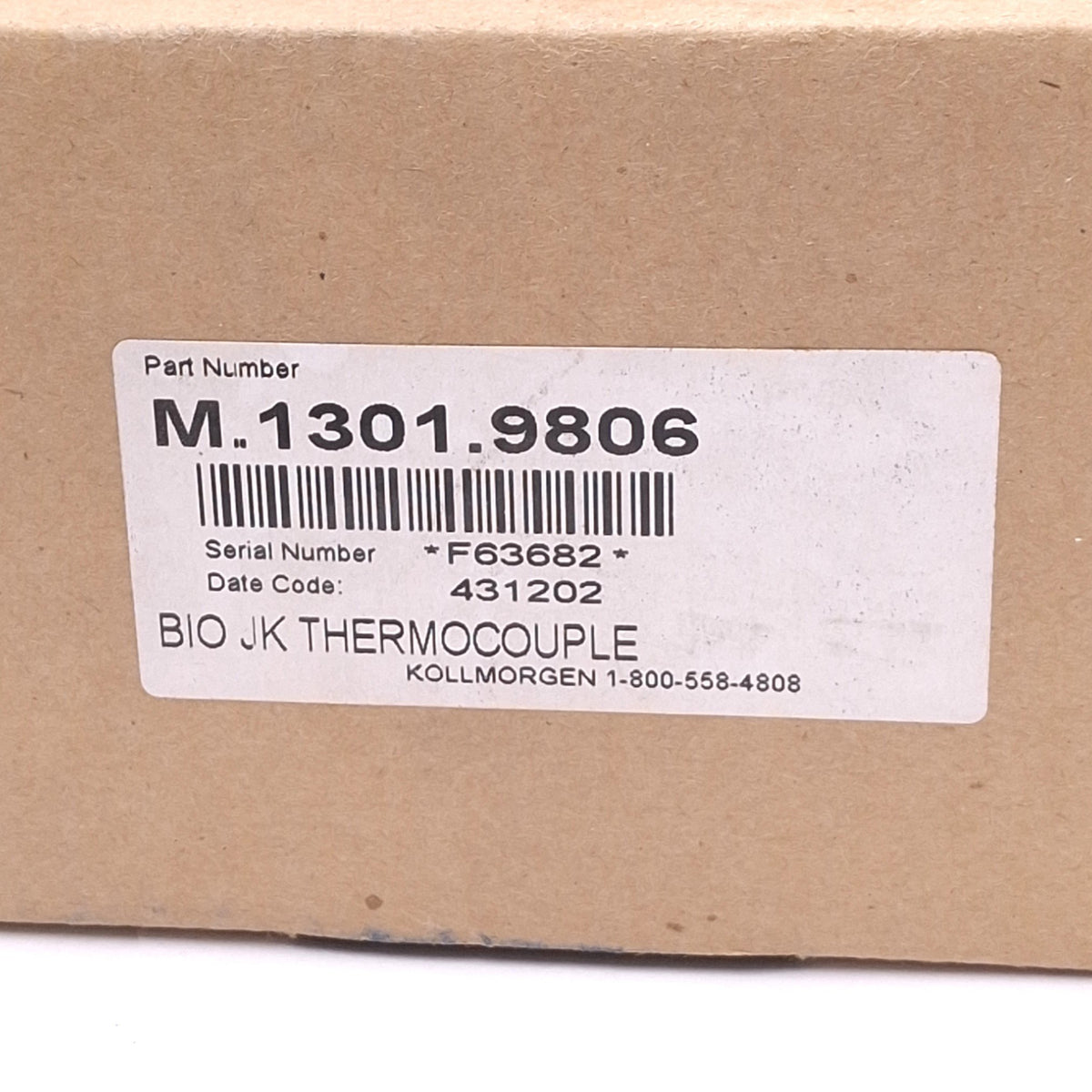 New Kollmorgen M.1301.9806 Input J-K Thermocouple Module, +-100mV 14-bit, 24VDC In