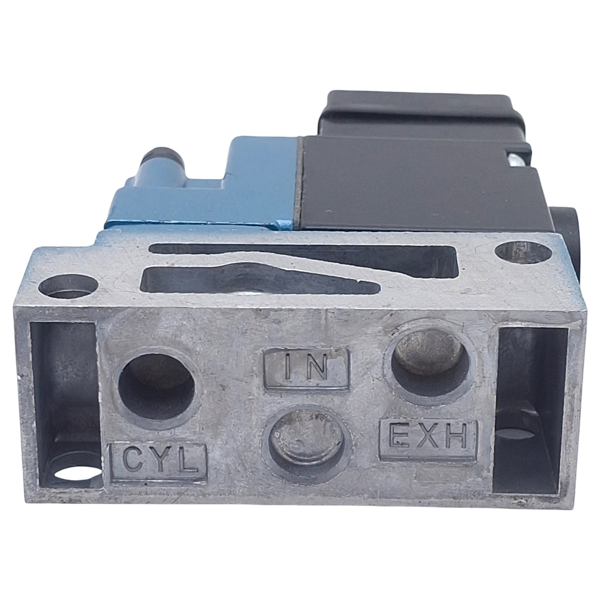 Used Mac 132B-591JD Solenoid Valve, 3/2-Way NO-NC, 1/8in NPT, Vac-150psi, 24VDC Coil