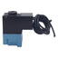 Used Mac 113B-611CAAA Solenoid Valve, 3/2 NO-NC, 1/4in NPT, Vac-150psi, 24VDC Coil