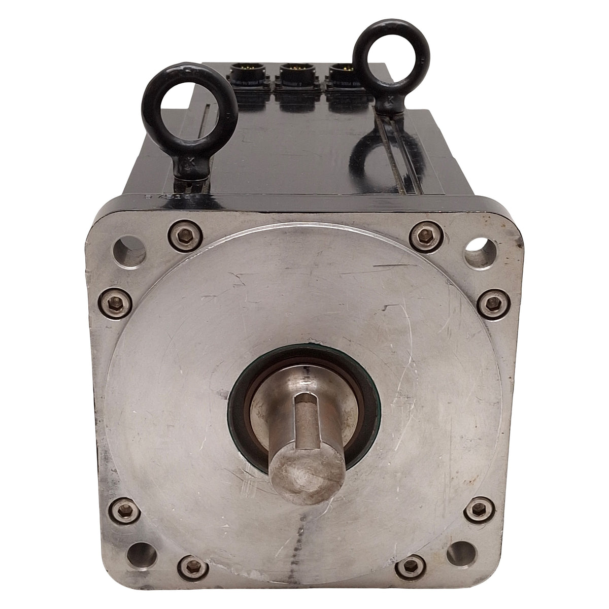 Used Delta Mod Tech MPM1901-2042 Servo Motor 2.3HP/1.7kW, 3Ø 230VAC 10A, 7.5in Flange