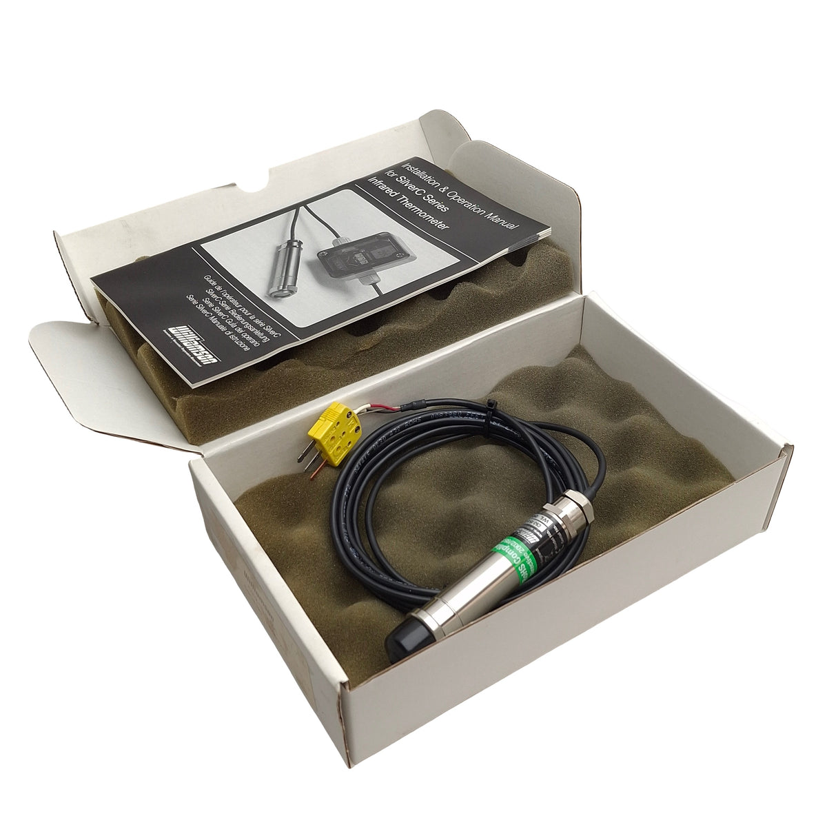 New Williamson C9-2-15-0-10C Silver Series Pyrometer 32-482°F, 8-14µm, 4-20mA Output