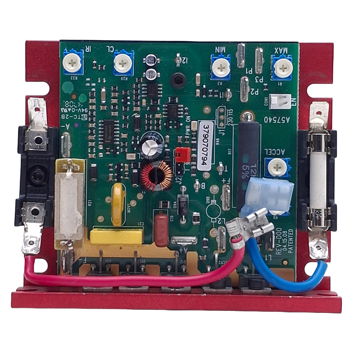 Used Baldor BC142 DC Motor Speed Controller 230VAC 12A In, 0-180VDC 8A Out, 1.5HP
