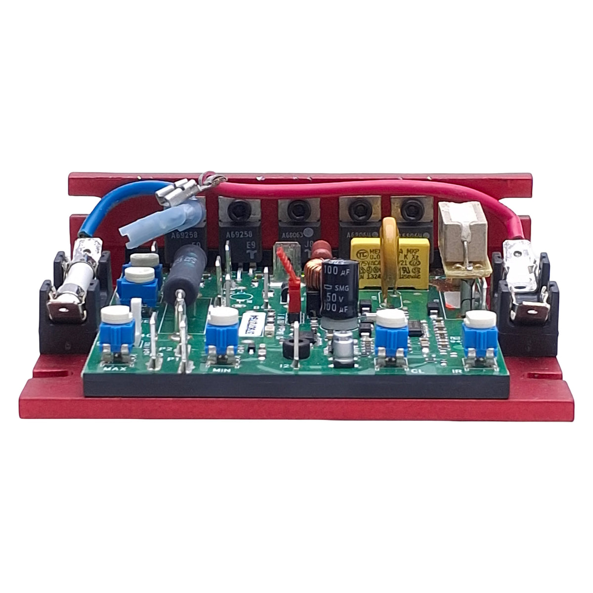 Used Baldor BC142 DC Motor Speed Controller 230VAC 12A In, 0-180VDC 8A Out, 1.5HP