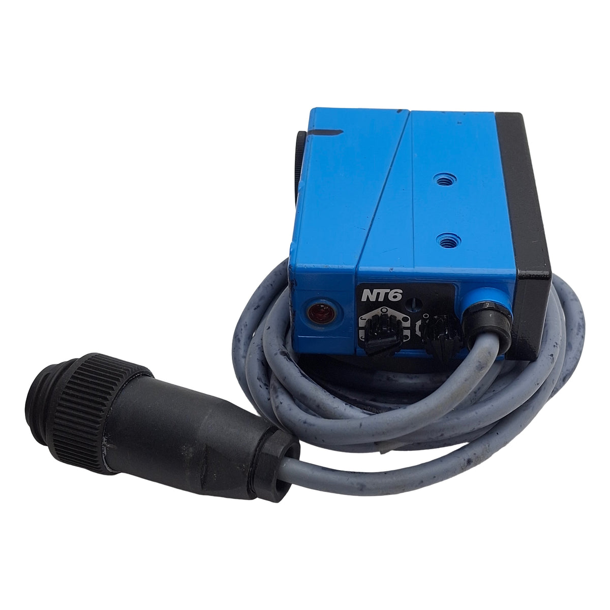 Used Sick NT6-03012 1005821 Contrast Sensor 9mm Max Range, 10-30VDC, 6V Analog Output