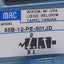 Used Mac 55B-12-PE-501JD Solenoid Valve, 3/2 NO-NC, 3/8in NPT, 150psi, 24VDC Coil