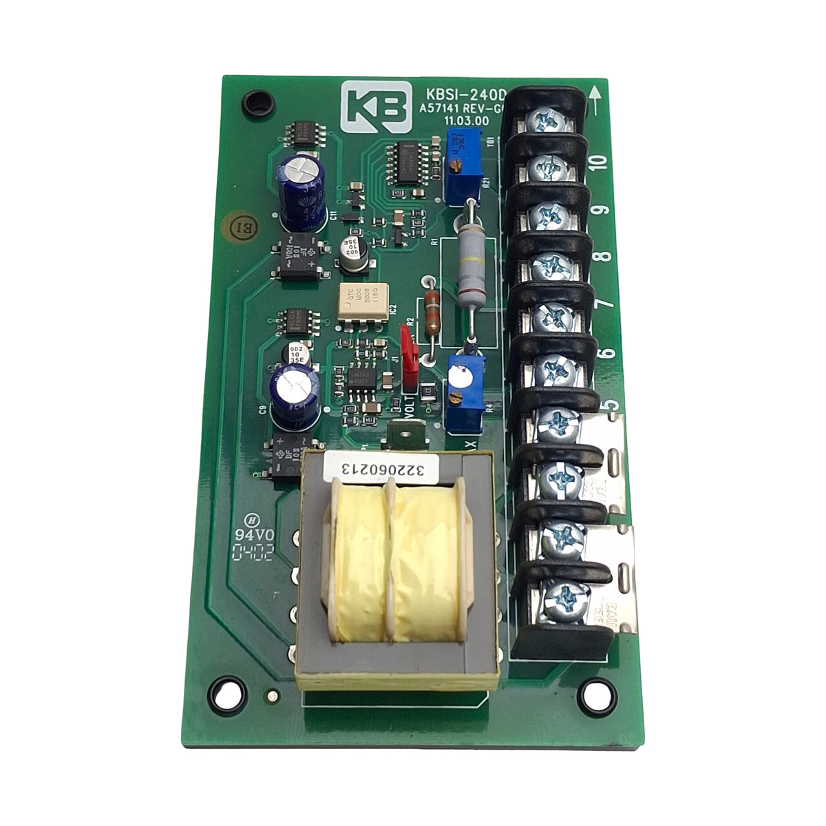 Used KB Electronics KBSI-240D Signal Isolator, 115/230VAC In, 0-10VDC Out, 10mA Max
