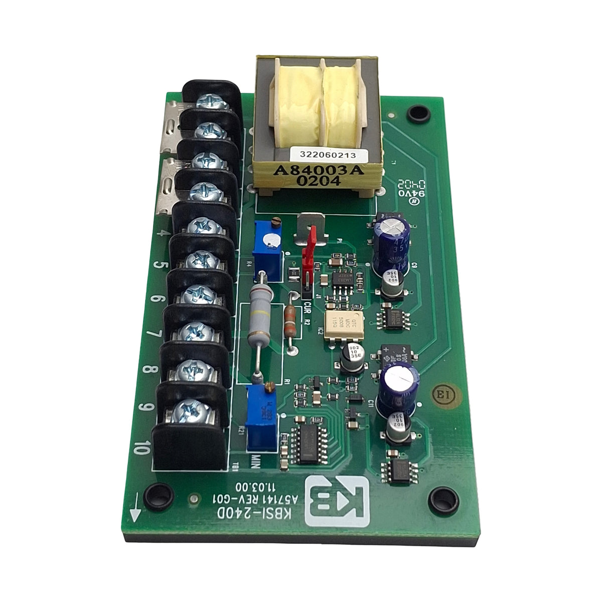 Used KB Electronics KBSI-240D Signal Isolator, 115/230VAC In, 0-10VDC Out, 10mA Max