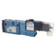 Used Mac 811C-PM-611JD-152 Solenoid Valve, 5/2-Way, 1/4in NPT, 25-150psi, 24VDC Coil