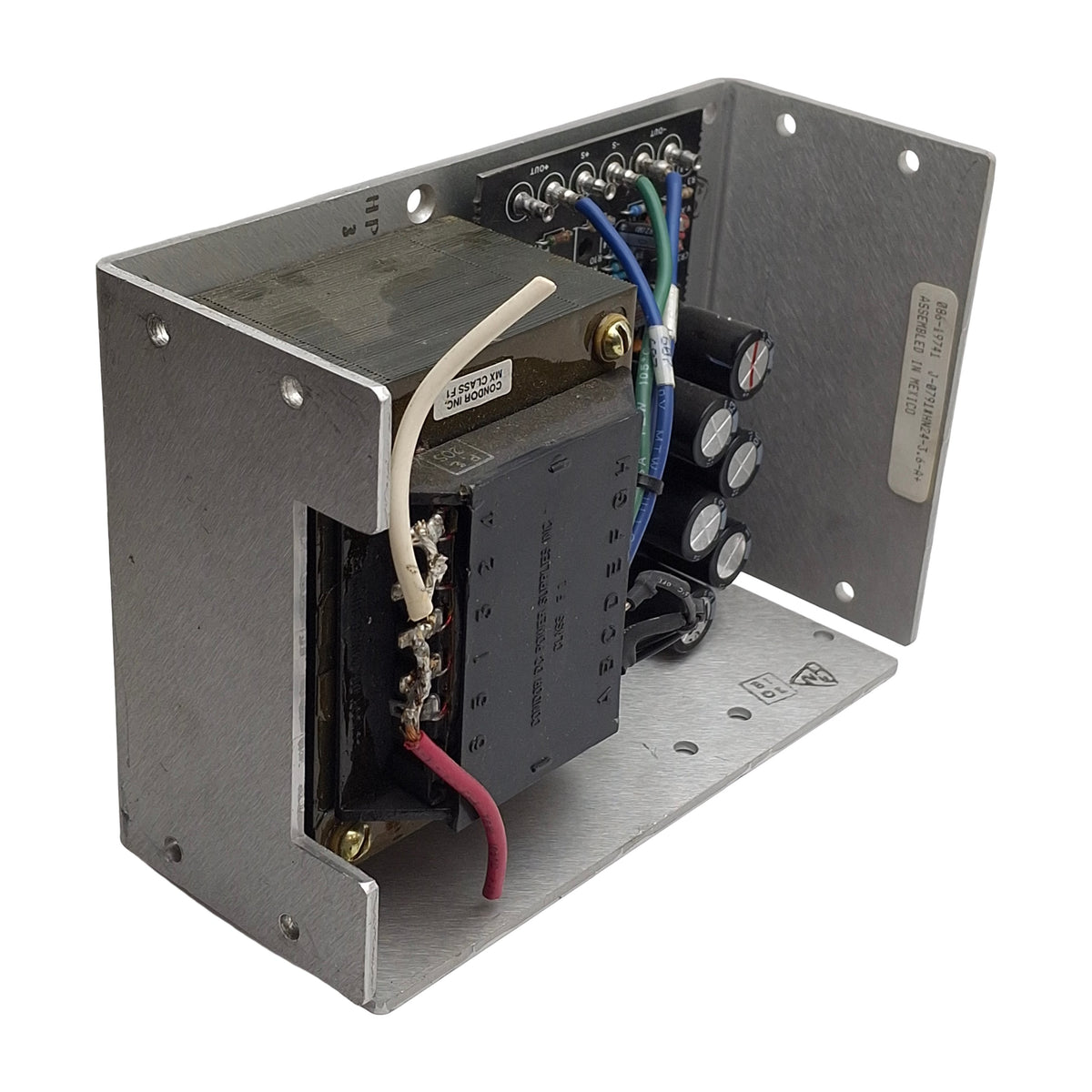 Used Condor HN24-3.6-A+ Linear DC Power Supply, 100-240VAC In, 24VDC 3.6A Output 86W