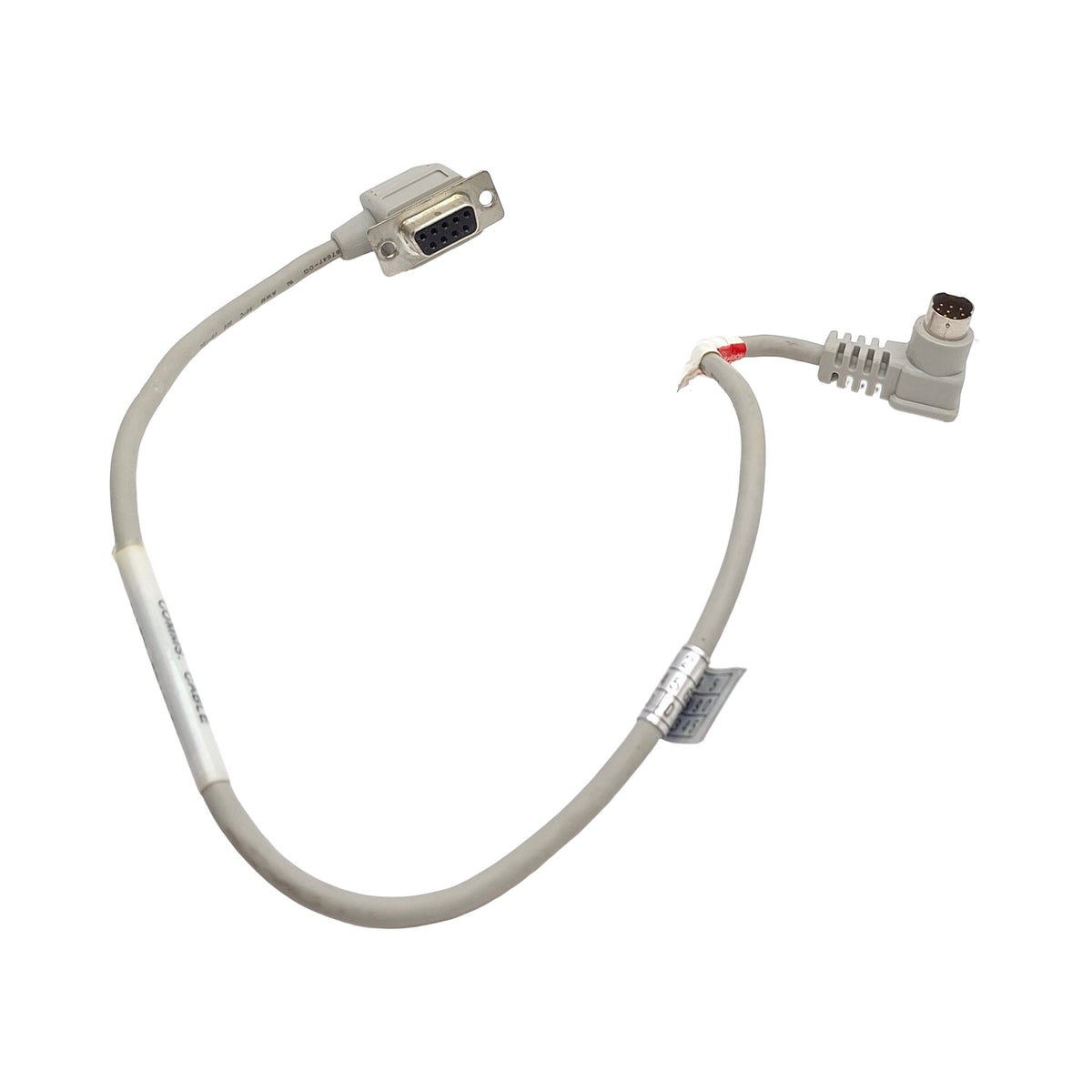 Used Allen Bradley 1761-CBL-AP00 Communication Cable, 8-Pin Mini DIN to 9-Pin D-Sub