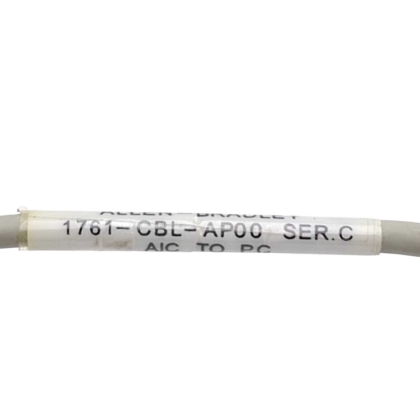 Used Allen Bradley 1761-CBL-AP00 Communication Cable, 8-Pin Mini DIN to 9-Pin D-Sub