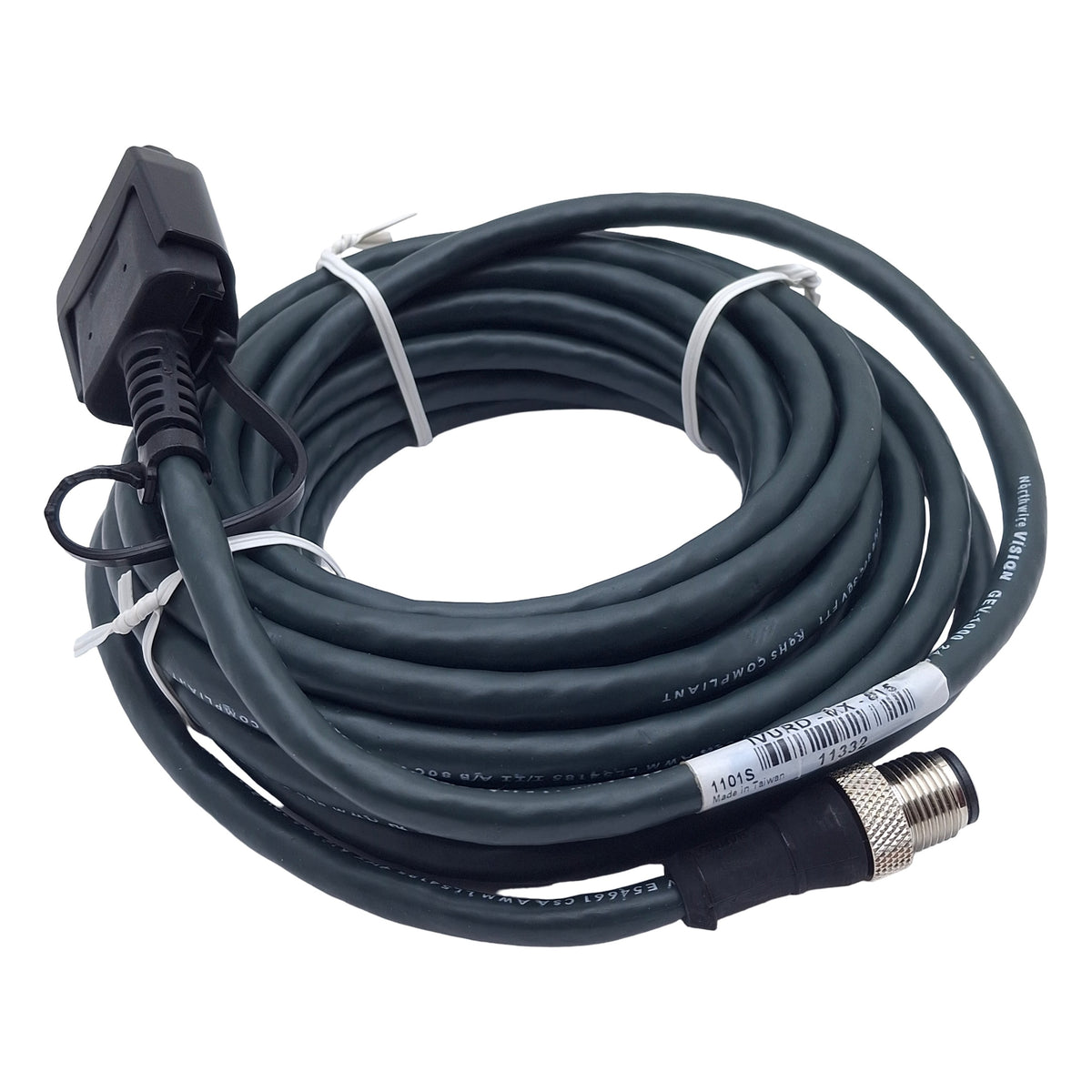 New – Open box Banner IVURD-MX-815 Interconnect Cordset, 8-Pin M12 Male to Molex, 4.57m