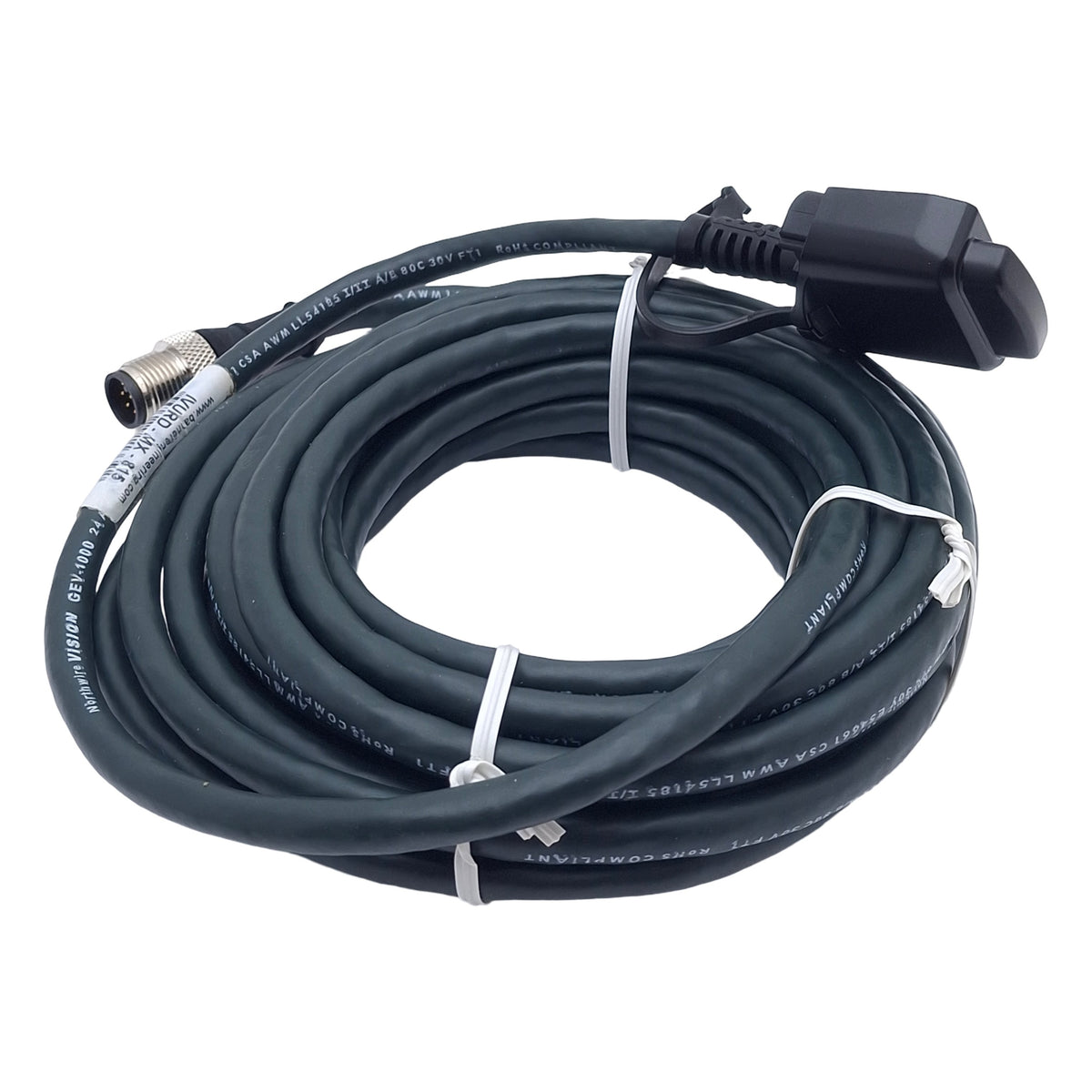 New – Open box Banner IVURD-MX-815 Interconnect Cordset, 8-Pin M12 Male to Molex, 4.57m
