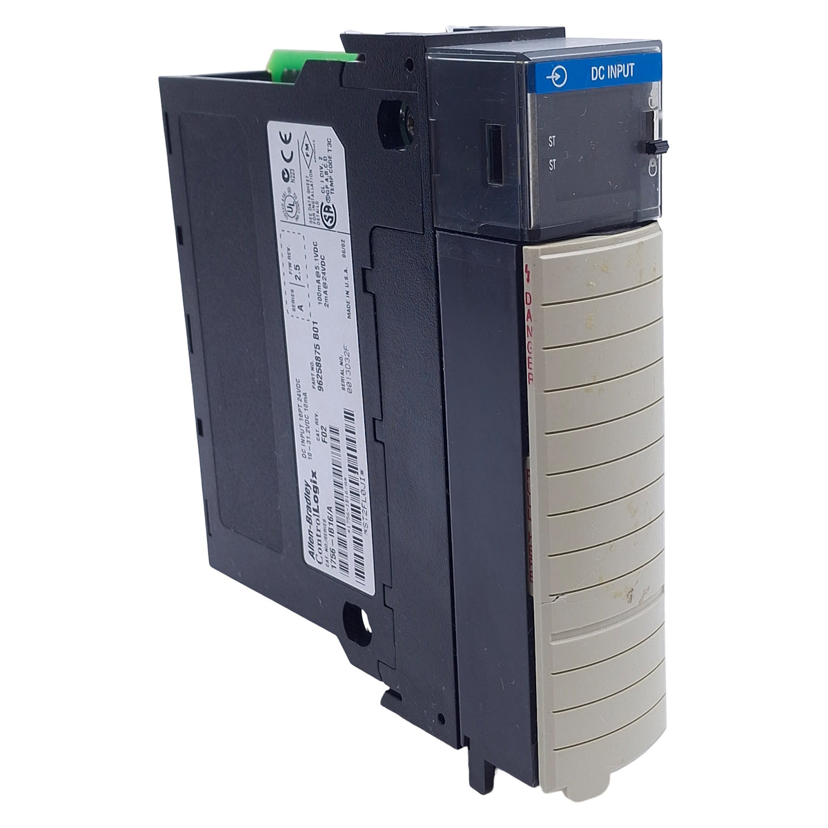 Used Allen Bradley 1756-IB16 Ser A ControlLogix DC Input Module 16-Point, 24VDC In