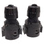 Used Lot of 2 Wilkerson P15-02-000A Pneumatic Regulator, 0-15psi Set, 1/4in NPT